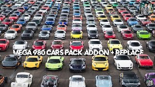 How to download and install MEGA 980 AddOnReplacement Cars Pack for GTA V 2019 Complete Tutorial [upl. by Livi]