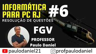 Informática para Concursos  Paulo Daniel  Questões FGV para PC RJ  Criptografia [upl. by Nalyr]