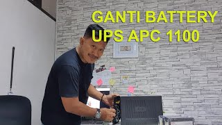 Ganti Battery UPS APC Backup 1100 [upl. by Acinehs]