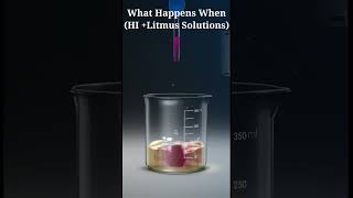 Chemistry shorts Chemistry short Reaction of hydroiodic acid with methyl red [upl. by Nylimaj]