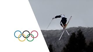 Johnny Moseley USA Moguls Qualification Highlights  Nagano 1988 Winter Olympics [upl. by Kcirttap937]