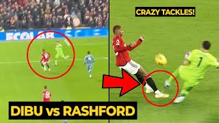 Emi Martinez made CRAZY TACKLES to Rashford during Man Utd vs Aston Villa  Football News Today [upl. by Charlotta79]