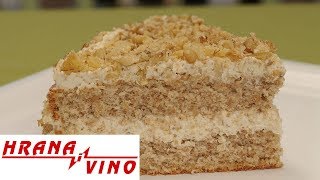 Starinska torta sa orasima  Hrana i Vino SR [upl. by Akinnej359]