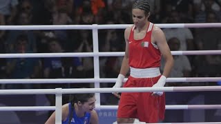 IDed as woman in passport Imane Khelifs Olympic womens boxing win sparks gender debate [upl. by Vaden489]