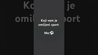 Koji vam je omiljeni sport [upl. by Lilyan]