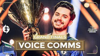 quotWere RIDE OR DIEquot  VALORANT WORLD CHAMPIONS 2023  EG vs PRX  GRAND FINALS VOICE COMMS [upl. by Ahserb770]