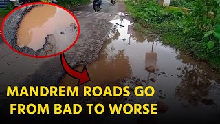 “Ease to complain” MLA Jit Arolkar On Mandrem Bad Roads  GOA365 TV [upl. by Ahsinad]