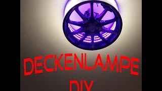 Deckenbeleuchnung aus einer Felge LED RIM Selber bauen DIY [upl. by Attey]