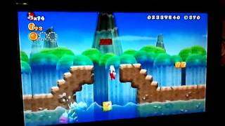 New Super Mario Bros Wiiworld 65 star coins [upl. by Yblehs]