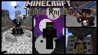 AWESOME Sorcery Fight Limitless Ten Shadows Curse ManipulationMinecraft Jujutsu Kaisen Mod [upl. by Noramac171]