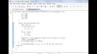 Java programming part 99 Graphics  Java Animation 2 [upl. by Leede]