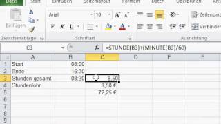 Rico Rebhan präsentiert Excel 2010  Lohnabrechnung erstellen [upl. by Simeon]