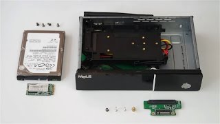 Tutorial  Install 2 5 HDD amp M2 SSD into mini PC MeLE PCG09 [upl. by Wylde207]