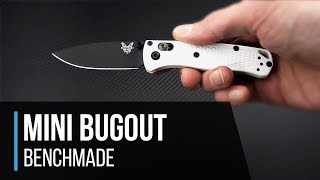 Benchmade Mini Bugout Axis Lock Folder Overview [upl. by Ahsikcin]