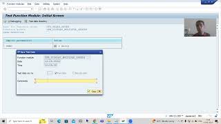 21  Modularization Techniques  Function Module  Save Parameters as Test Data [upl. by Afas993]