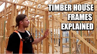 House Framing 101  Timber Frames Explained [upl. by Barrada890]