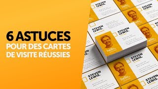 6 astuces pour imprimer des cartes de visite réussies [upl. by Thomasina]