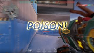 POISON 🤢 Valorant Montage [upl. by Schuman]