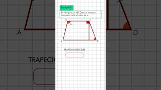 Desafío Matemático Hallar el Valor de X en un Trapecio Isósceles trapecio geometria matemáticas [upl. by Ahseenak]