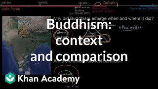 Buddhism context and comparison  World History  Khan Academy [upl. by Ahsilra956]