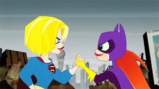 DC Superhero Girls MV Rock N Roll Rules  Supergirl And Batgirl 🦇🌎💥✨✨✨ [upl. by Amelie685]