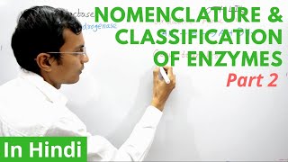 Nomenclature and Classification of Enzymes in Hindi  Part 2 [upl. by Corder]