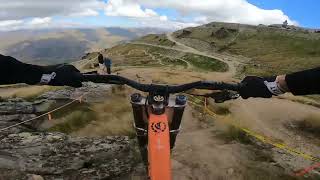 Cardrona NZ National Dh round practice run [upl. by Jotham]