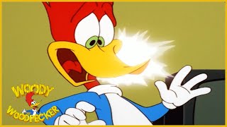 Woody Woodpecker Show  Downsized Woody  Full Episode  Videos For Kids [upl. by Enelyad]