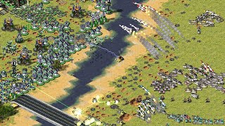 Red Alert 2  Extra hard AI  7 vs 1  Korea  Prism Tank  Asia map [upl. by Relly]