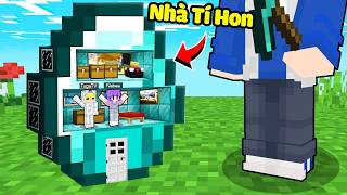 Tô Gà Thử Thách 24H Xây Nhà Kim Cương Siêu Tí Hon Trong MinecraftHầm Trú Ẩn Bên Trong Kim Cương [upl. by Hselin972]