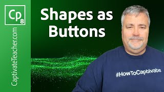 Use Adobe Captivate 8 Shapes as Buttons with Rollovers [upl. by Barnebas]