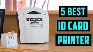 Top 5 Best ID Card Printer 2024  Best ID Card Printers Buyers Guide [upl. by Hallee]