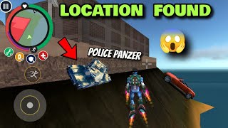 Police Panzer House Location Found 😱  Rope Hero Vice Town Game New Update  classic gamerz [upl. by Cypro]