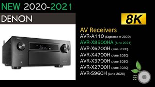 Denon 2021 8K AV Receivers [upl. by Gelasius]