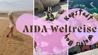 AIDA Weltreise 202324  Endlich in KAPSTADT ♥️  VLOG 021 [upl. by Shalna533]