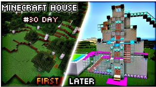 minecraft house  minecraft house tutorial  minecraft house build  Easy 30 Days [upl. by Erdei]