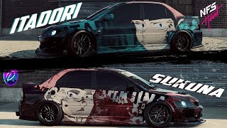 ITADORI YUJI  RYOMEN SUKUNA MITSUBISHI EVO IX Wrap Design Cinematic  NFS HEAT [upl. by Nodarse]