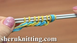 Thick Cast On Edge Tutorial 1 Method 14 of 18 Knitting CastOn [upl. by Almeda]