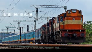 Train changing Tracks  Bouncy LHB Coaches  Indian Railways  Train videos [upl. by Mooney]