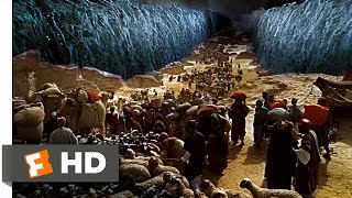 Moses Parts the Sea  The Ten Commandments 610 Movie CLIP 1956 HD [upl. by Elocn]