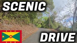 Scenic Afternoon Drive From Hillsborough to Winward Carriacou Grenada [upl. by Dagna334]