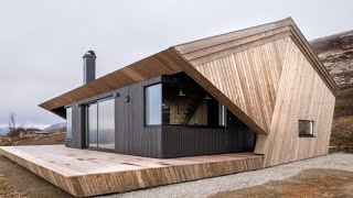 Incredibly Designed Norwegian Cabin Hunches Under a Protective Hood [upl. by Eidnar]