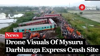 Mysore Darbhanga Express Accident This is What The Crash Site Looks Like  Bagmati Express Accident [upl. by Maddocks74]