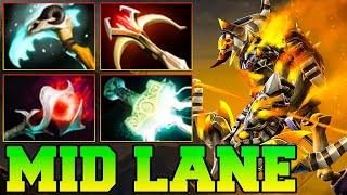 Clinkz Dota 2 Mid New Meta 735 Carry Pro Gameplay Skills Item Build Support [upl. by Aleirbag]