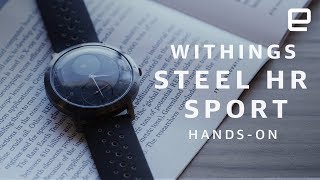 Withings Steel HR Sport Handson [upl. by Lemert332]