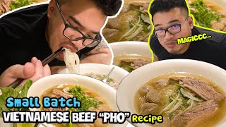 Small Batch Vietnamese Beef Pho Recipe [upl. by Nerad]