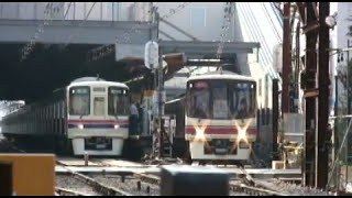 調布駅 京王線調布付近地下化工事中 [upl. by Spooner]