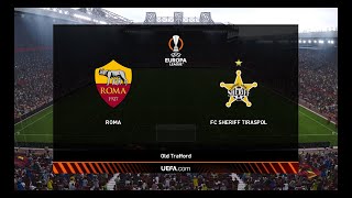 ⚽ AS Roma vs Sheriff Tiraspol UEFA Europa League 12142023 🎮 gameplaysimulation [upl. by Alel349]