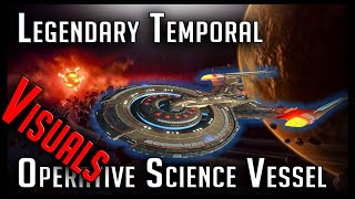 Game visuals Legendary Temporal Operative Science Vessel – Star Trek Online [upl. by Adrial]