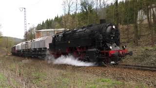 Kalkzug auf der Rübelandbahn mit 95 027 [upl. by Anircam775]